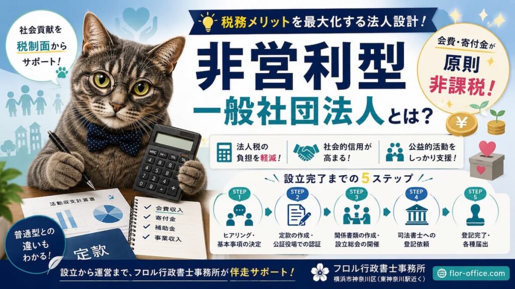 非営利型一般社団法人 設立 税務メリット