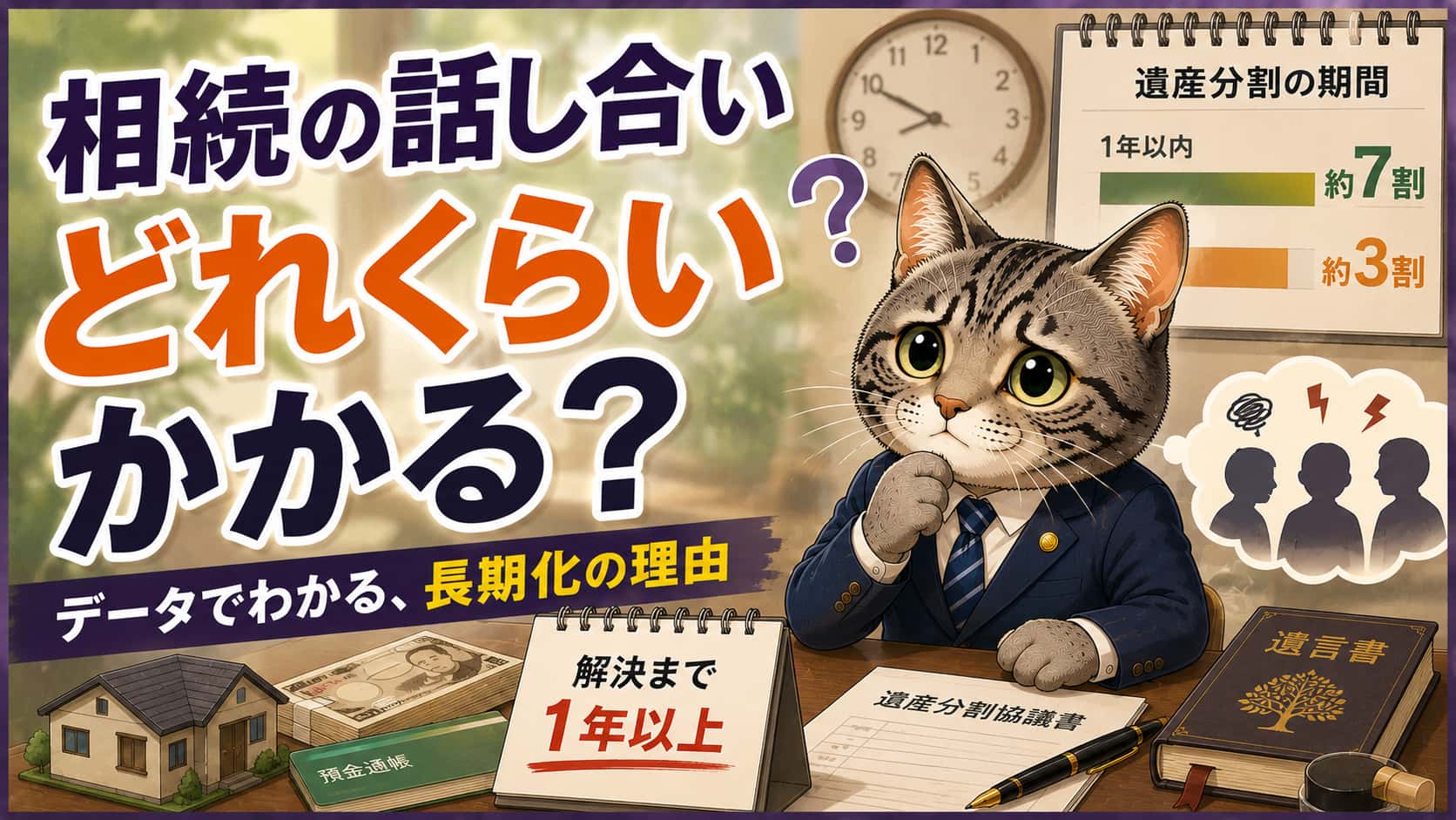 遺産分割はなぜ長引く？司法統計で見る"審理長期化"の理由｜フロル行政書士事務所