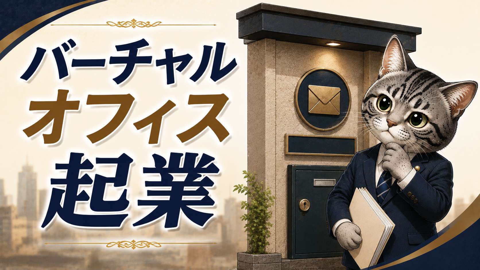 バーチャルオフィスを利用した会社設立の可否について案内するフロル行政書士事務所のイメージ画像