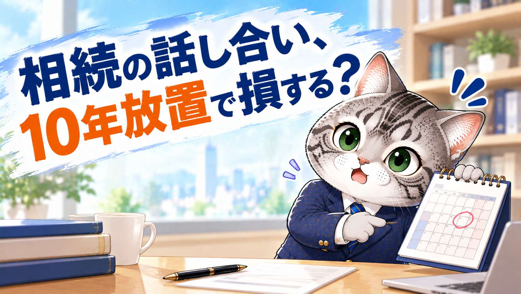 相続の話し合いを先延ばしにすると損をする理由と10年ルールについて解説する記事のイメージ画像