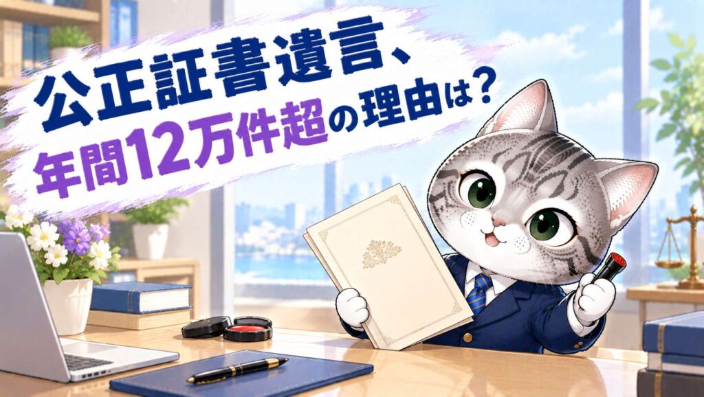空き家が過去最多の900万戸になったことを示す統計データと、実家の将来について家族で話し合う様子を表すイメージ